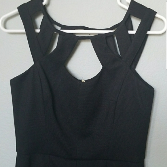 Betsey Johnson Whimsigoth Witchy Classy Cut Out Sleeveless Black Dress size 4 - Picture 4 of 8